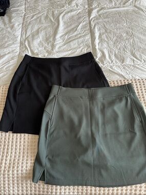 32 Degrees A-Line Skirts skorts in Black and Olive Green size small